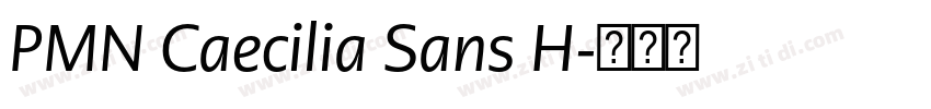 PMN Caecilia Sans H字体转换 PMN Caecilia Sans H字体转换